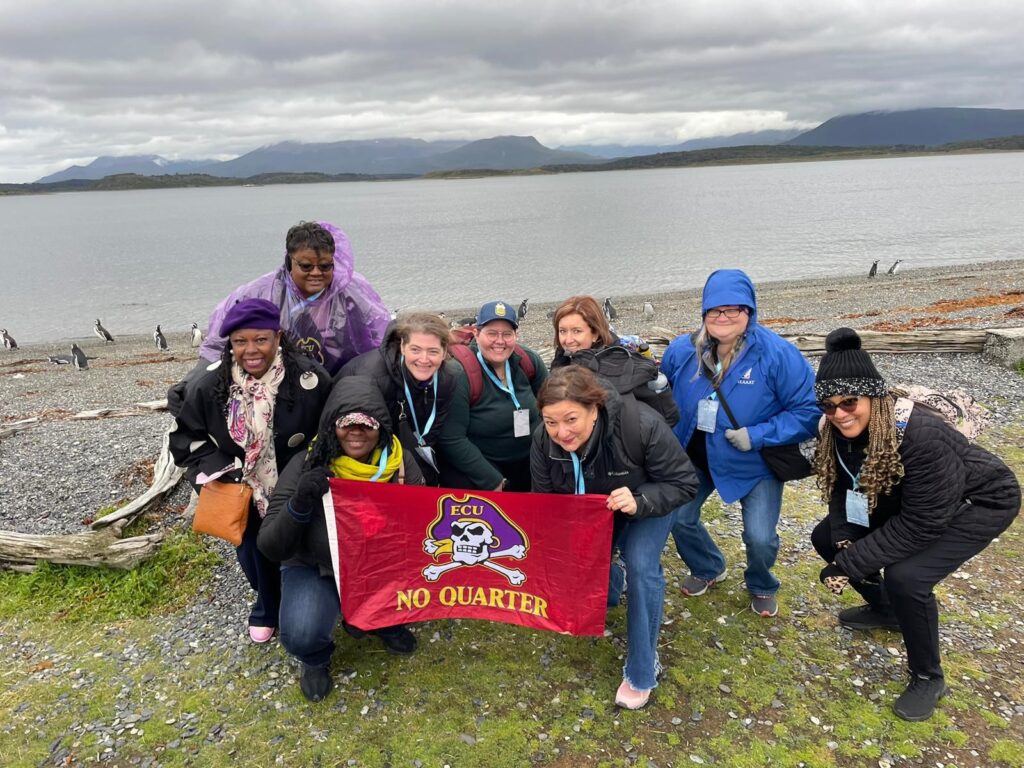 East Carolina in Ushuaia, Argentina